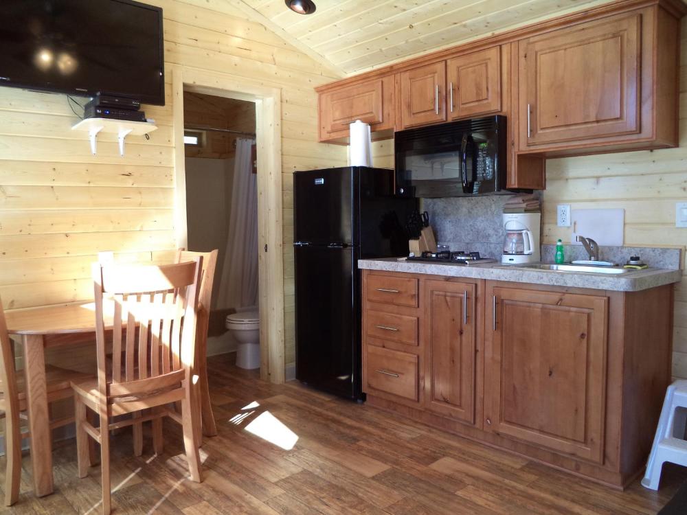 One-Bedroom Cabin interior